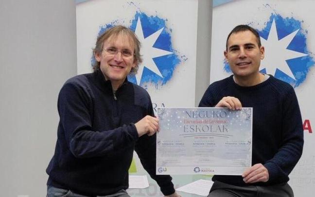 Unai Gardoki y Joseba Tristán, con ‘Escuelas de invierno’.