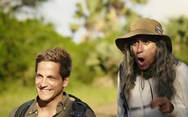 Gotzon Mantuliz con Mario Vaquerizo en 'Cazadores de imágenes'