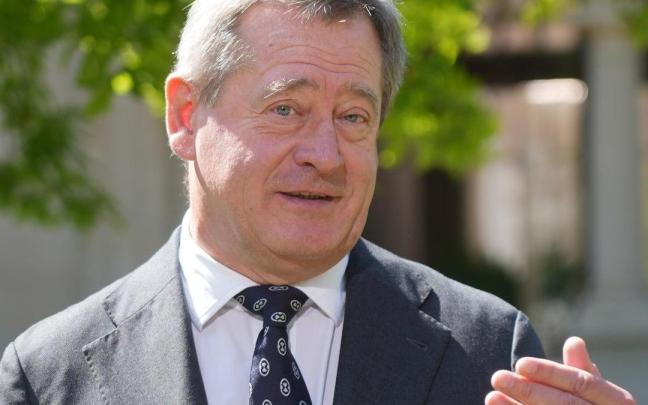 El consejero de Seguridad, Bingen Zupiria, en la toma de posesión