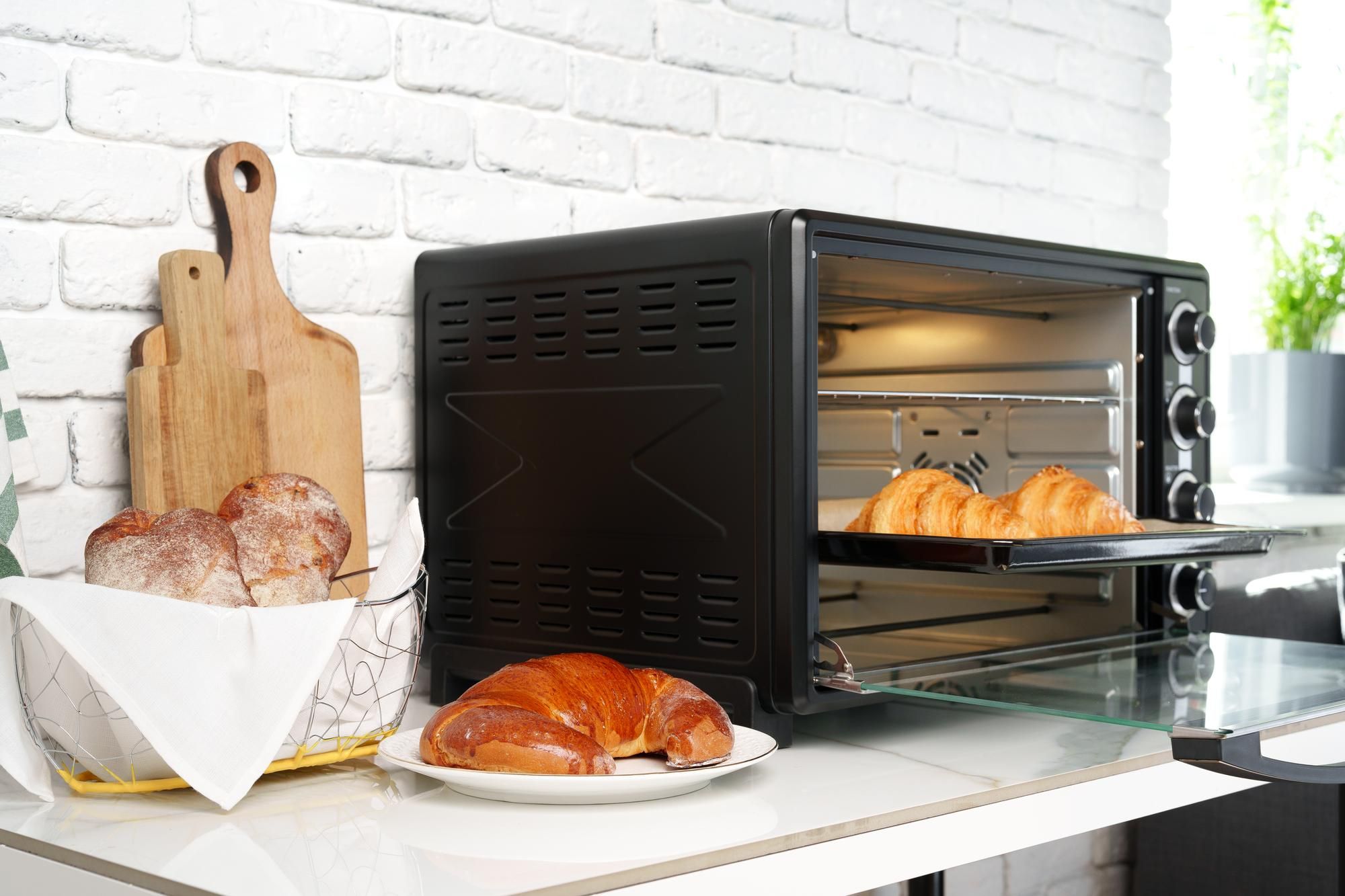 Horno de convección de sobremesa.