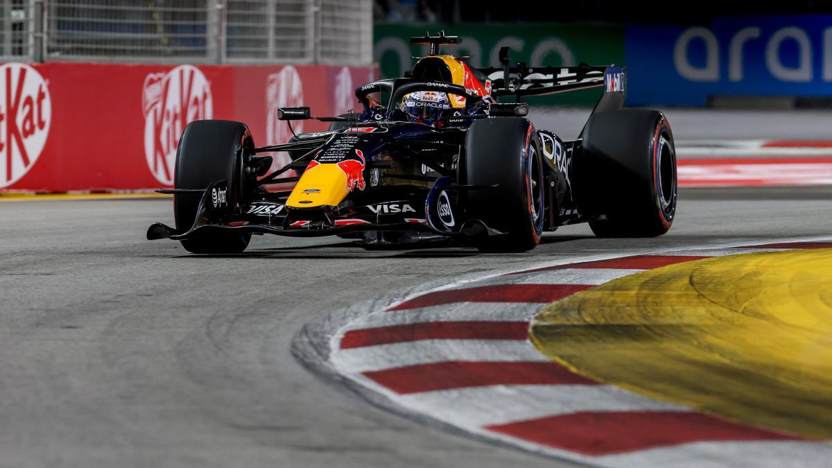 El Red Bull de Max Verstappen.