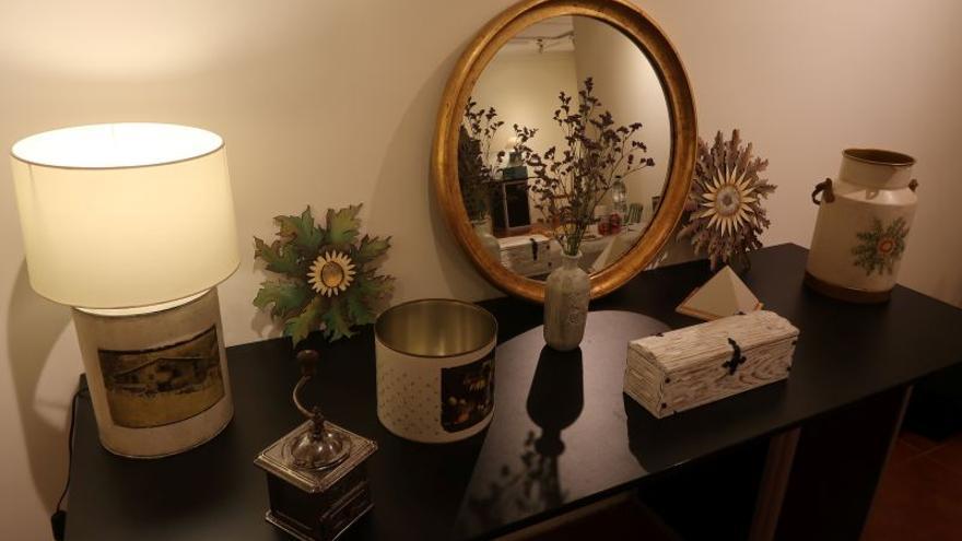 Objetos de decoración restaurados por Harizpi.