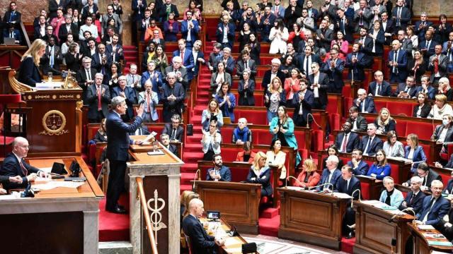 Imagen de un debate en la Asamblea Nacional francesa. Foto: BERTRAND GUAY / AFP