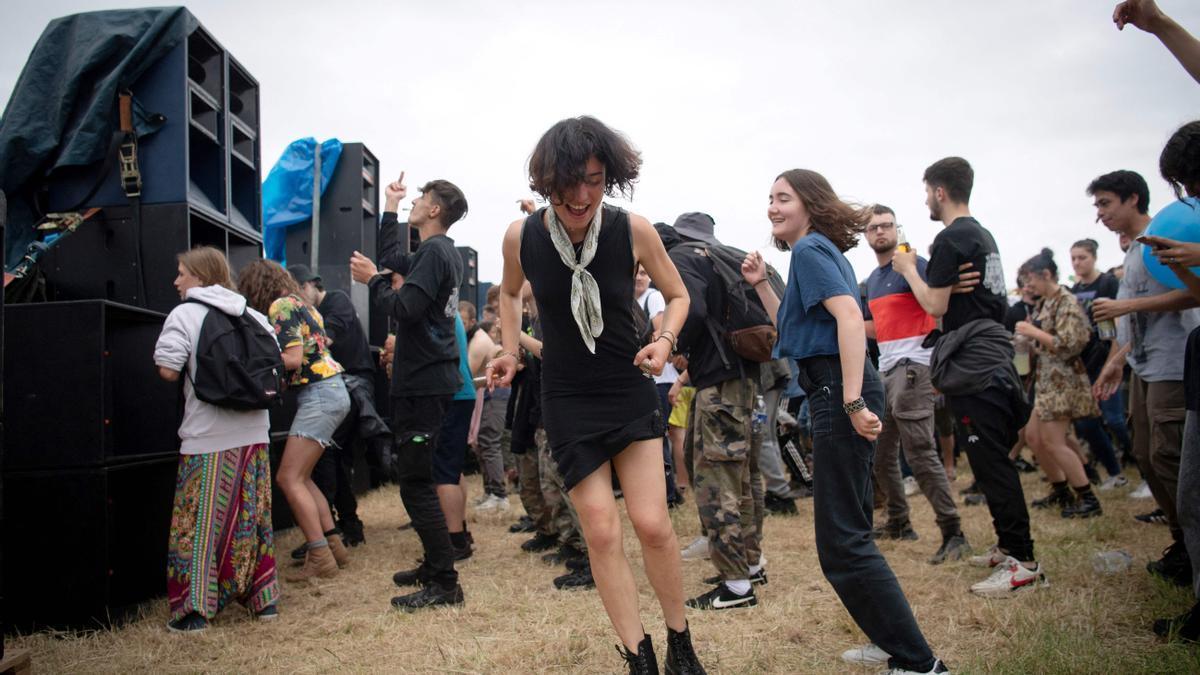 Imagen de archivo de una rave.