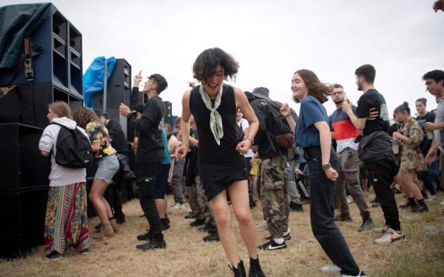 Imagen de archivo de una rave.