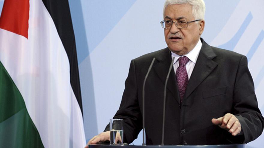 El presidente palestino, Mahmud Abás