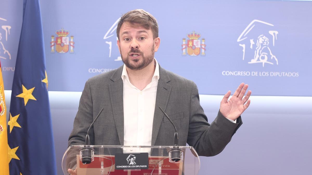 El portavoz adjunto del Grupo Parlamentario Plurinacional SUMAR en el Congreso, Alberto Ibáñez