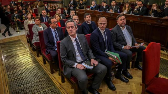 Los líderes del ‘procés’ catalán fueron condenados por el Tribunal Supremo en octubre de 2019 por un delito de sedición. / EP Los líderes del ‘procés’ catalán fueron condenados por el Tribunal Supremo en octubre de 2019 por un delito de sedición.