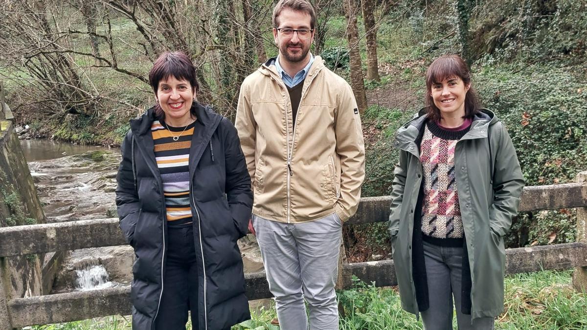 Aurkia, Ugartemendia y Álvarez junto al río Mariarats, entre Beasain y Ordizia