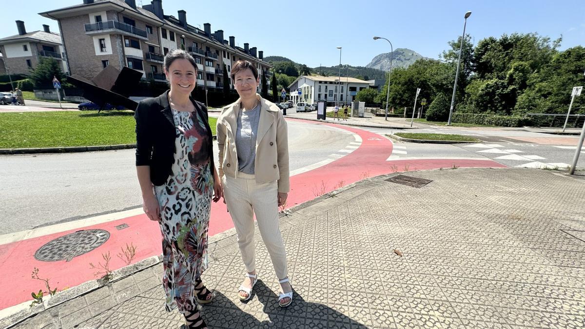 Mireia Elkoroiribe y Sara Oceja