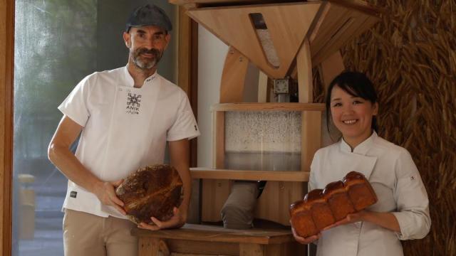 Keiko Shiraishi e Iker Oroz, de la premiada panadería Anik.