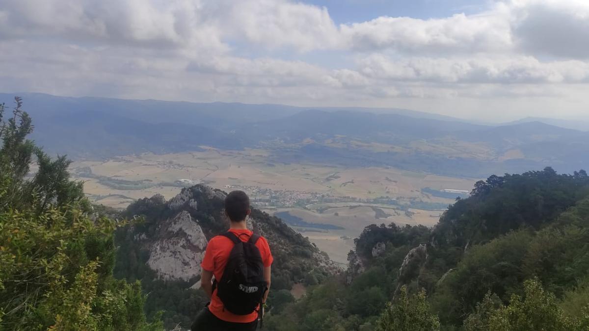 Vistas sobre Espejo y el valle de Añana