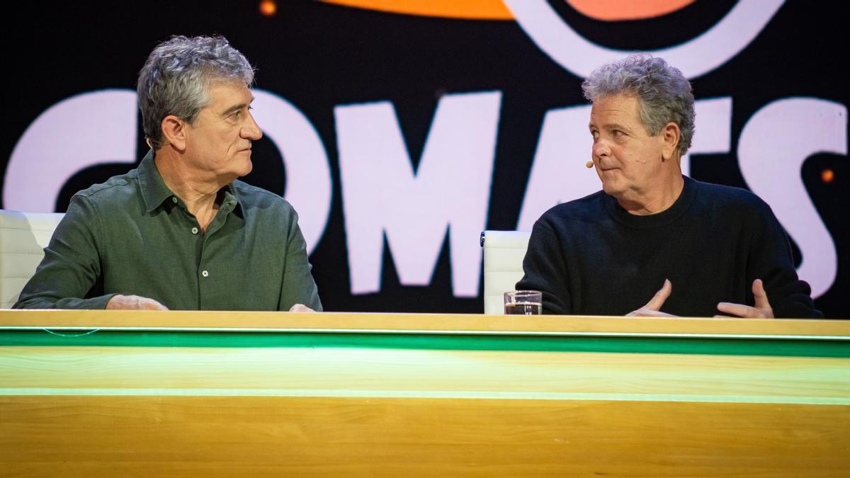 Guillermo Fesser y Juan Luis Cano, en ‘Gomaespuma, el reencuentro’.