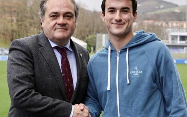 Jokin Aperribay con Jon Magunazelaia. / N.G.