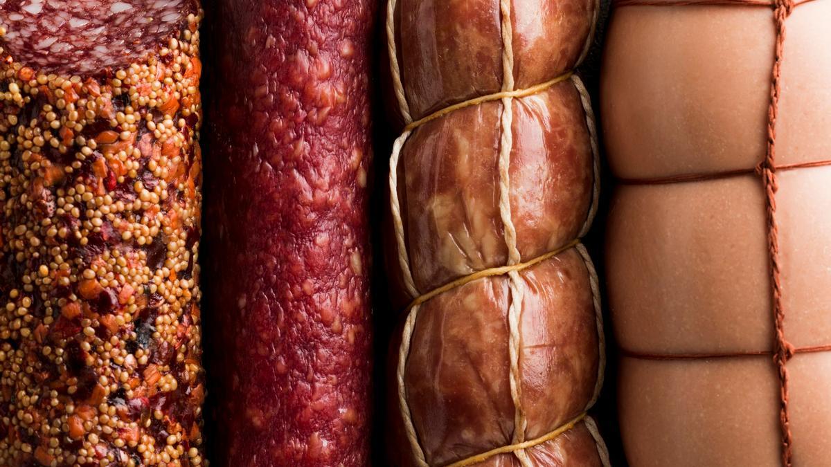 Distintos tipos de embutidos.