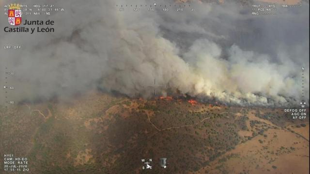 Incendio de Brieva (Segovia).