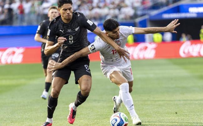 Irán empató este lunes 2-2 ante Nueva Zelanda en un ajustado duelo.