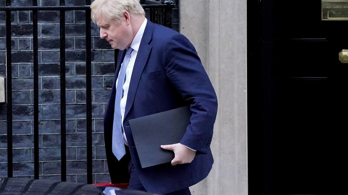 El exprimer ministro británico, Boris Johnson, se vio obligado a dimitir por el 'Partygate'.