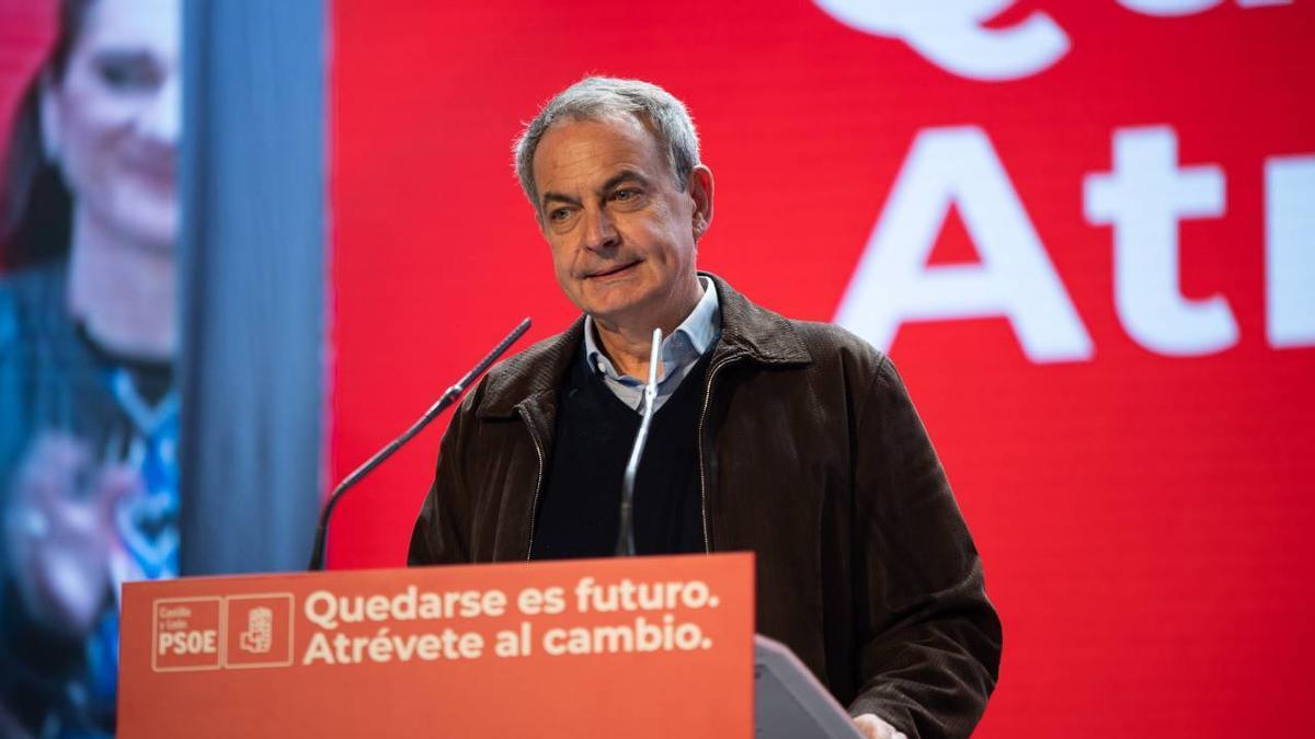 El expresidente del Gobierno José Luis Rodríguez Zapatero