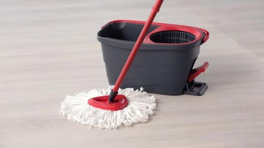 Vista del kit Vileda Turbo de mopa y cubo de Leroy Merlin