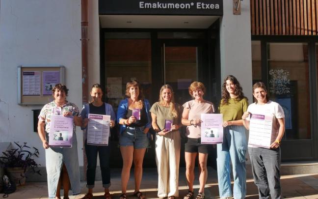 Presentación del programa de la Emakumeen Etxea de Zumaia.