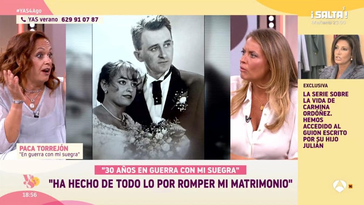 Paca revela que su suegro fue quien les ayudó en todo lo que pudo.