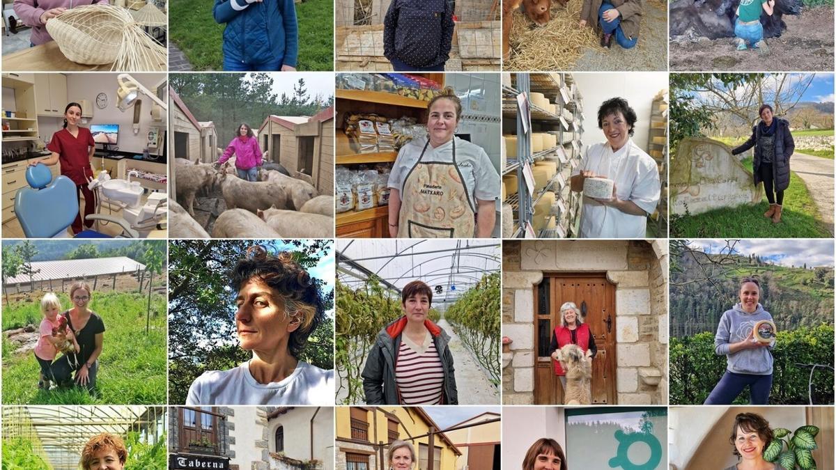 El dossier reúne 21 historias de mujeres rurales.