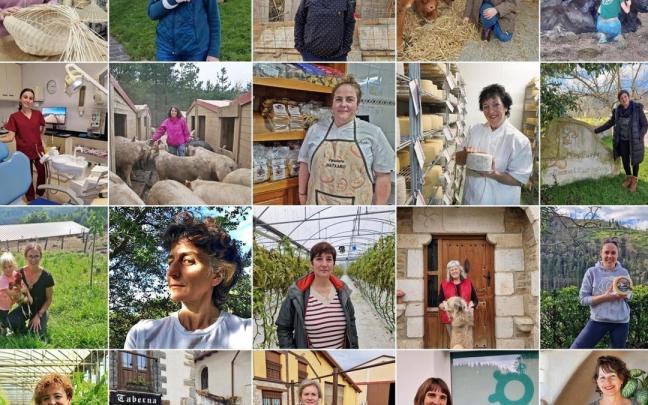 El dossier reúne 21 historias de mujeres rurales.