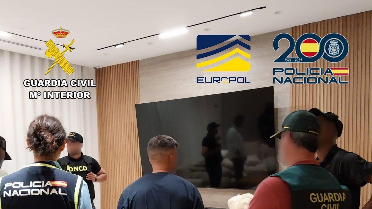 Desarticulada una organización que introducía cocaína y utilizaba inmobiliarias para blanquear dinero.