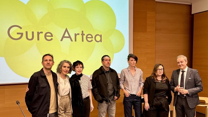 Idoia Montón, Josu Bilbao Ugalde y la cooperativa 'Tractora', Premios Gure Artea 2024.