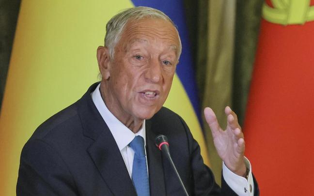 El presidente luso Marcelo Rebelo de Sousa El presidente luso Marcelo Rebelo de Sousa