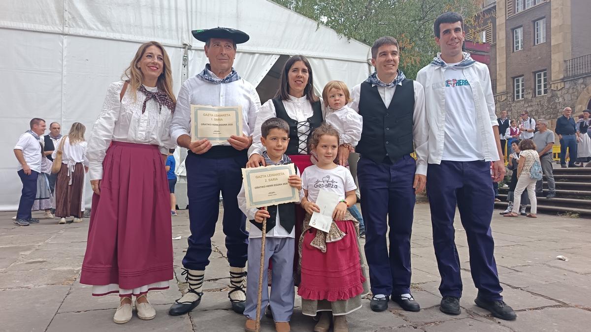 Entrega de los premios del concurso de quesos.