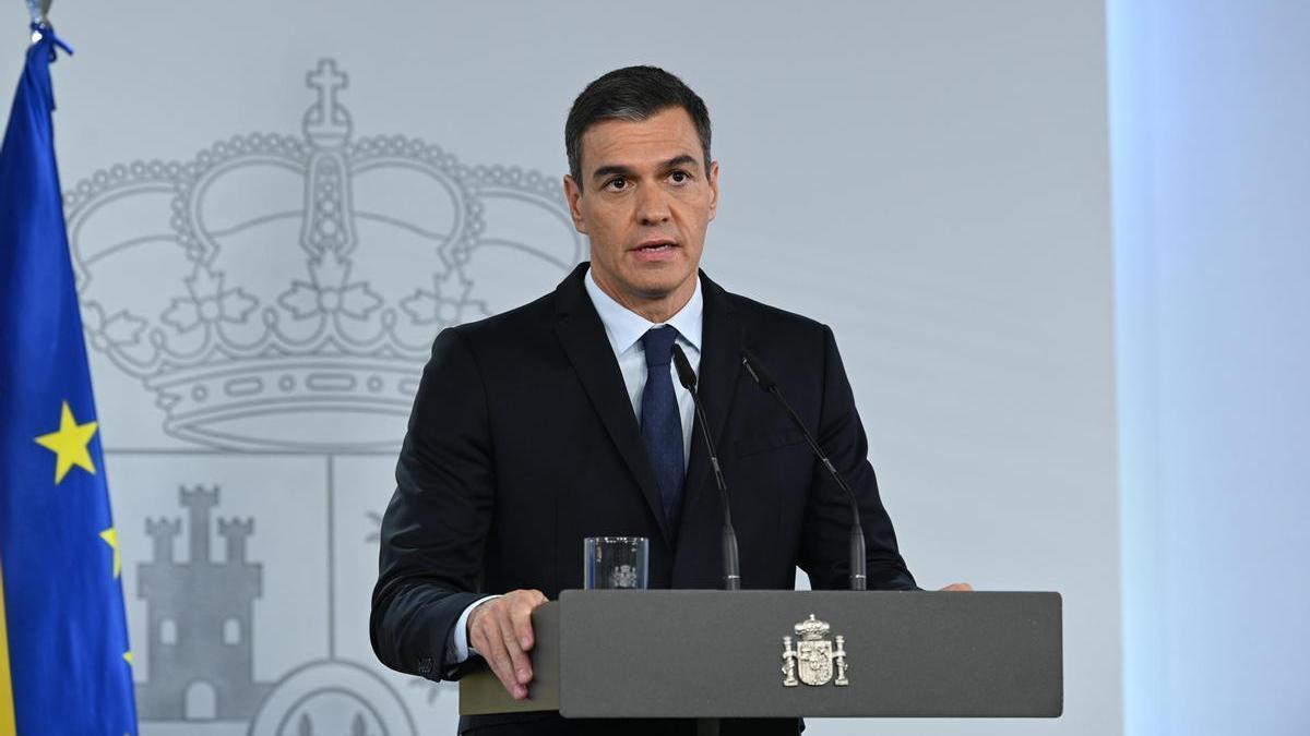 El presidente del Gobierno español en funciones, Pedro Sánchez.