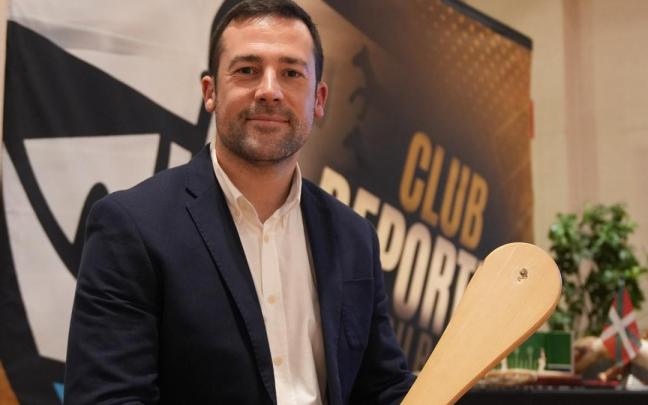 Iñigo Aurtenetxe, presidente de la Federación de Bizkaia de Pelota Vasca.