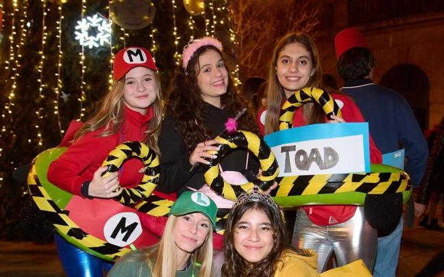 Disfraces de Nochevieja en Pamplona.