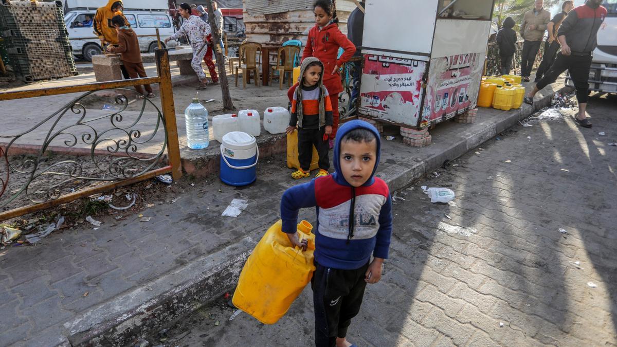 Los niños, las víctimas más vulnerables del asedio israelí.