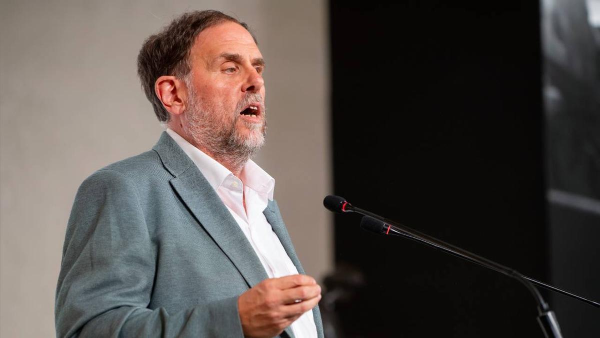 Imagen de archivo del presidente de ERC, Oriol Junqueras,