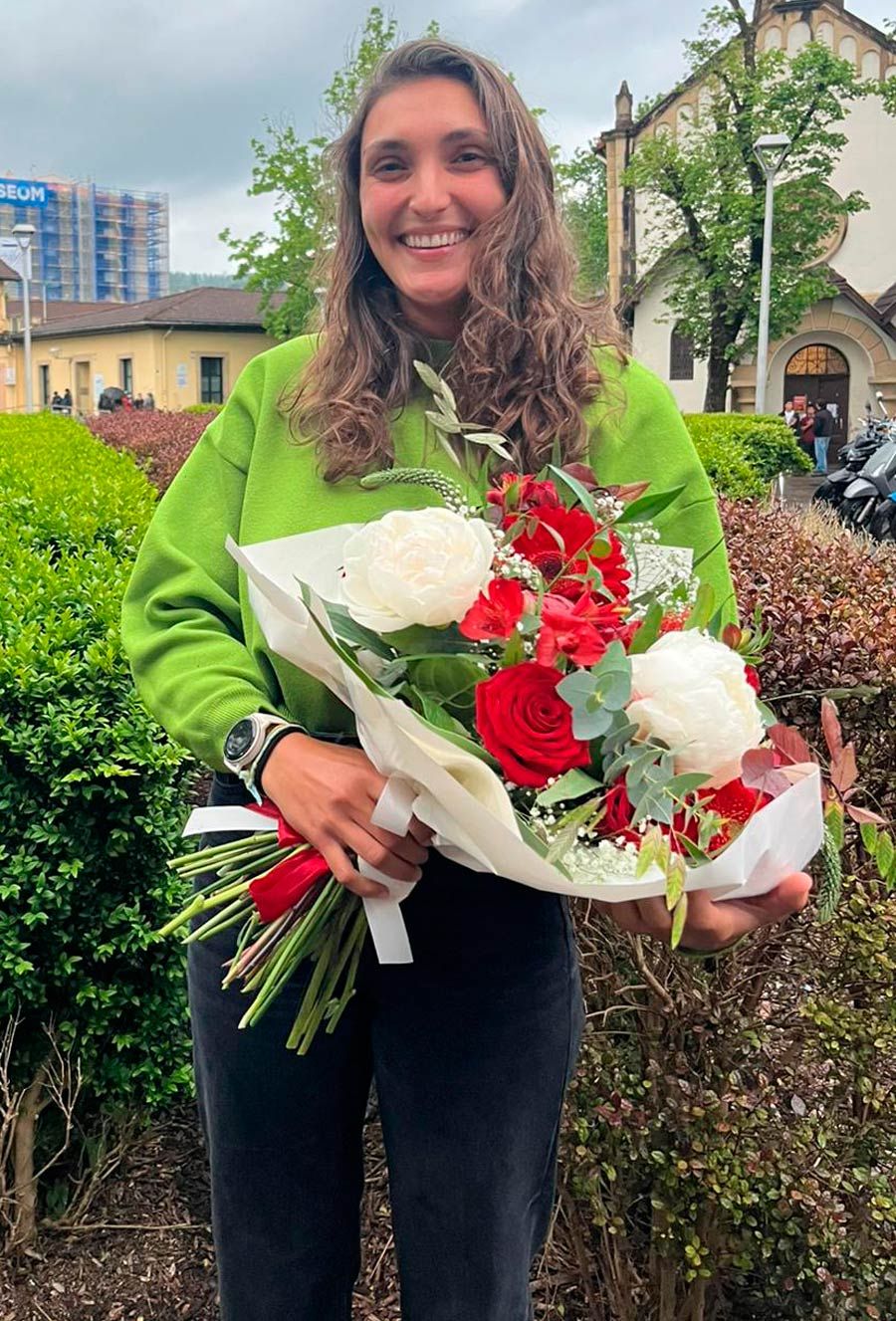 Ama Xantaleneko kantinera, Erika Merquelanz Castellanos.