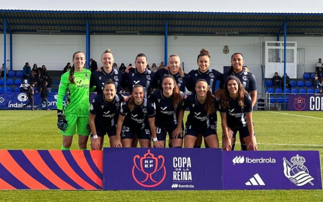 Once inicial que ha presentado la Real en Huelva. / R.S.