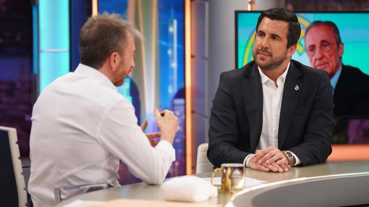 Pablo Motos y Enrique Riquelme, anoche en 'El Hormiguero'