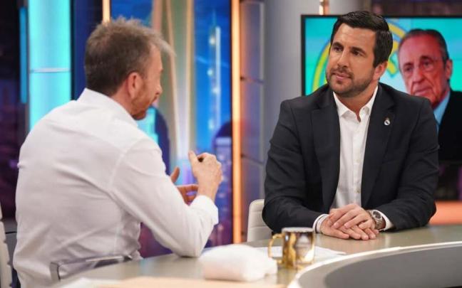 Pablo Motos y Enrique Riquelme, anoche en 'El Hormiguero'