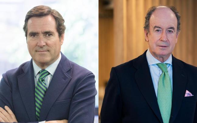 Antonio Garamendi, nuevo presidente del Consejo de Administración de Aenor Confía y Alfredo Berges, nuevo presidente del Consejo de Administración de la Corporación Confidere.