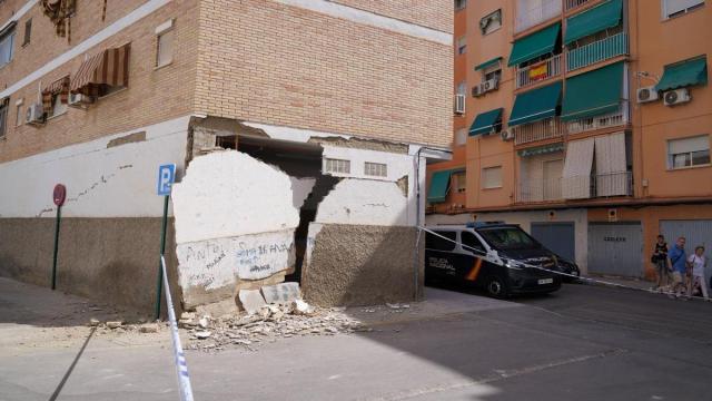Imagen de los destrozos causado por el terremoto en Granada,18 de agosto de 2026.