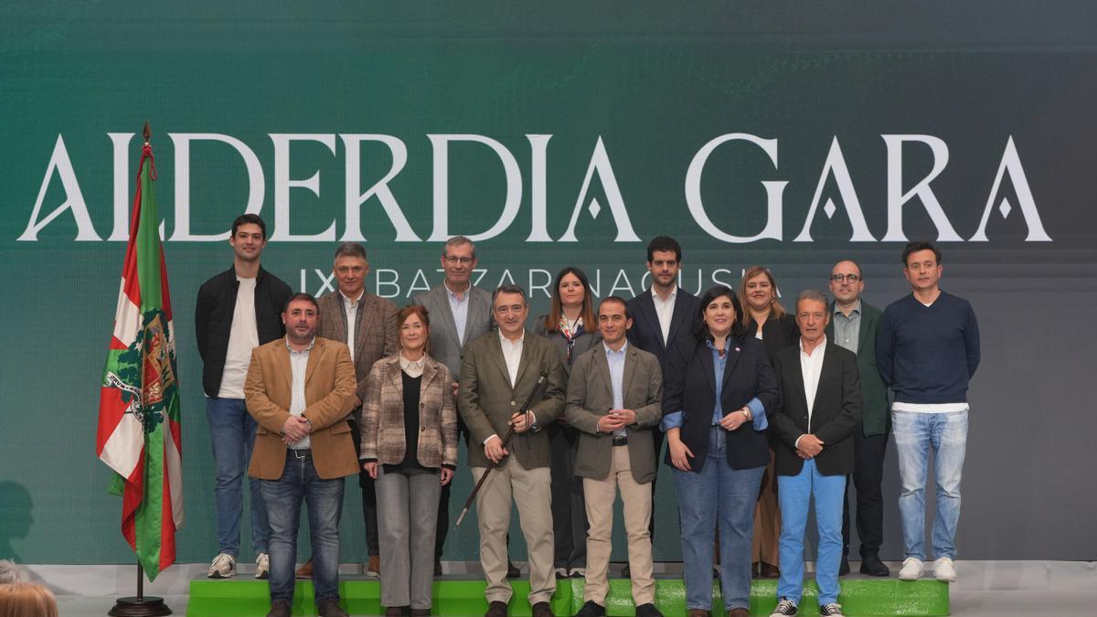 El nuevo presidente del EBB del PNV, Aitor Esteban, durante la IX Asamblea General del PNV