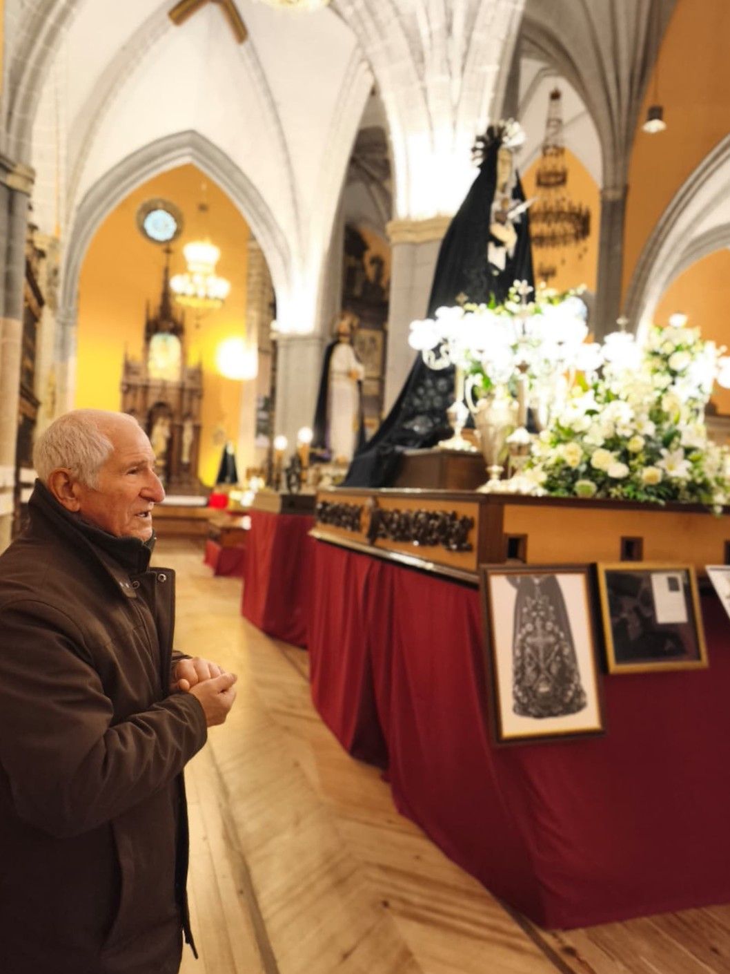 La Imagen de La Virgen dolorosa ha vuelto a recorrer las calles de Orduña