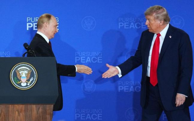 Trump y Putin en la reunión que ha tenido lugar esta madrugada en Alaska