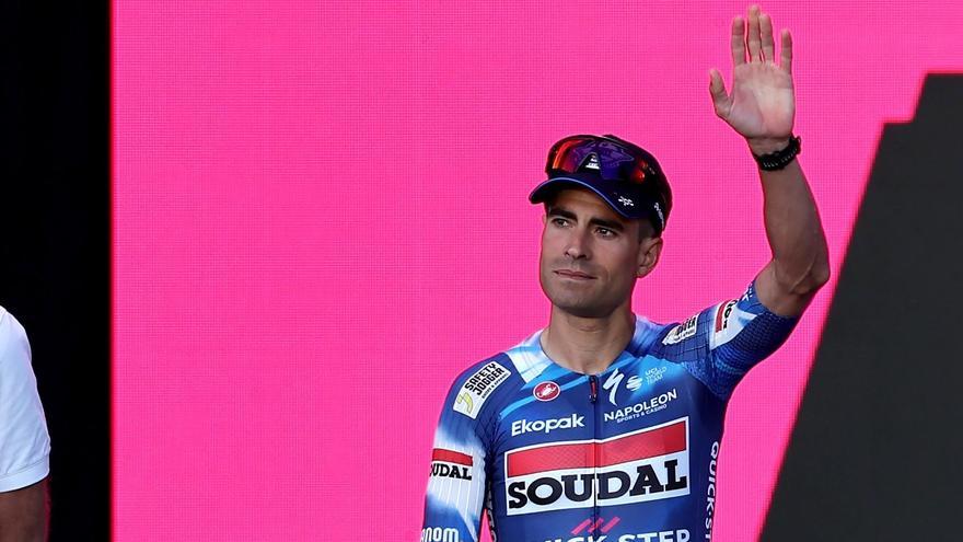 Mikel Landa, durante la presentación del Giro.