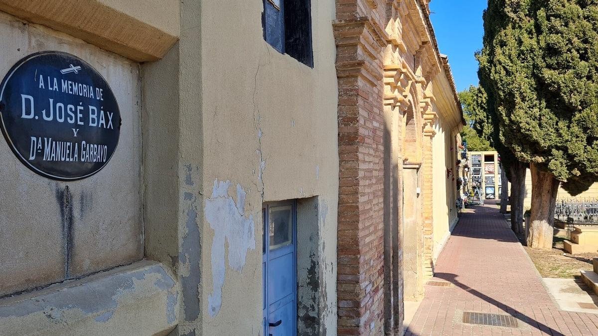 Nicho donde se encuentran actualmente los restos de Gaztambide.