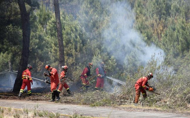 El fuego que afecta al norte de Cáceres, desde la noche del 17 de mayo, se inició en el municipio de Pinofranqueado.