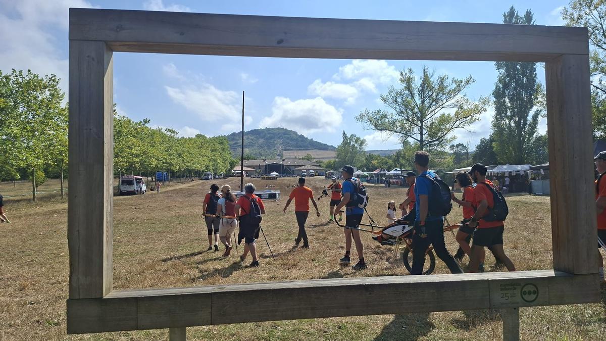 En imágenes: Reto en Olarizu con Montes Solidarios